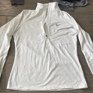 Nike Women's White Long Sleeve Top